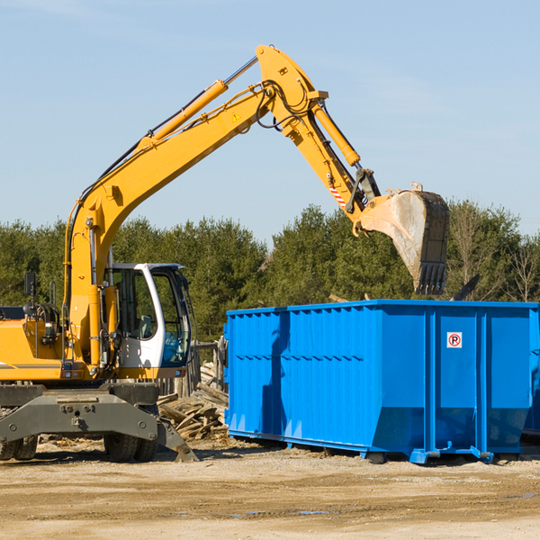 what size residential dumpster rentals are available in West Yellowstone